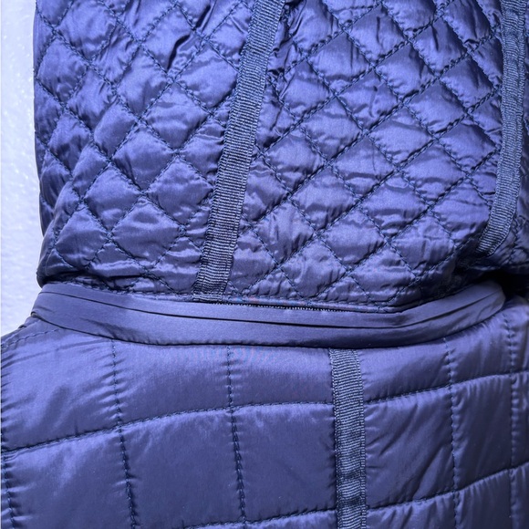 DKNY Women's Quilted Puffer Coat - Midnight Blue - Picture 11 of 11